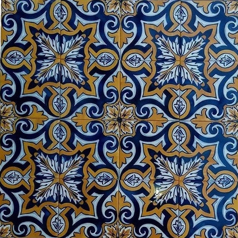 Hand Painted Indoor/Outdoor Portuguese Tiles | Ref. PT602