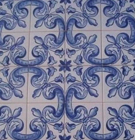 Hand Painted Indoor/Outdoor Portuguese Tiles | Ref. PT603