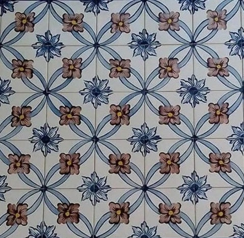 Hand Painted Indoor/Outdoor Portuguese Tiles | Ref. PT610