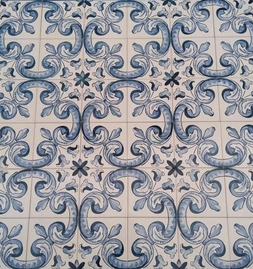 Hand Painted Indoor/Outdoor Portuguese Tiles | Ref. PT611