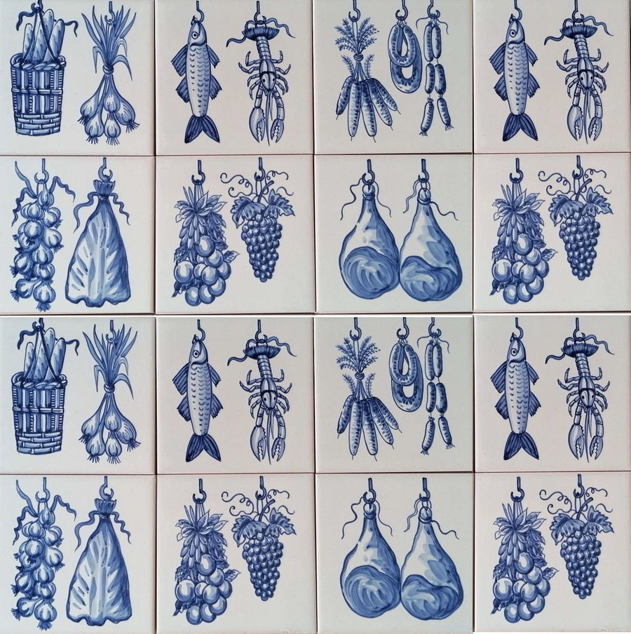 Hanging foods kitchen tiles