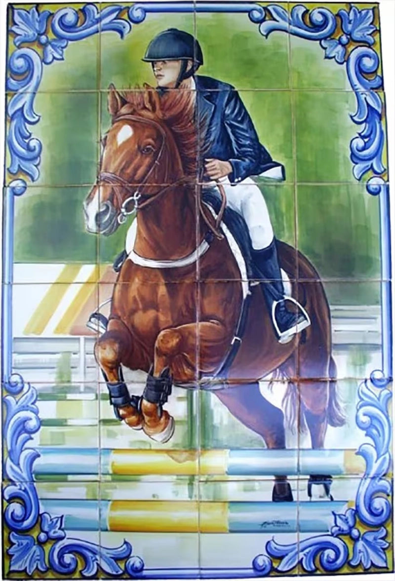 Horse_Jumping_Tile_Mural