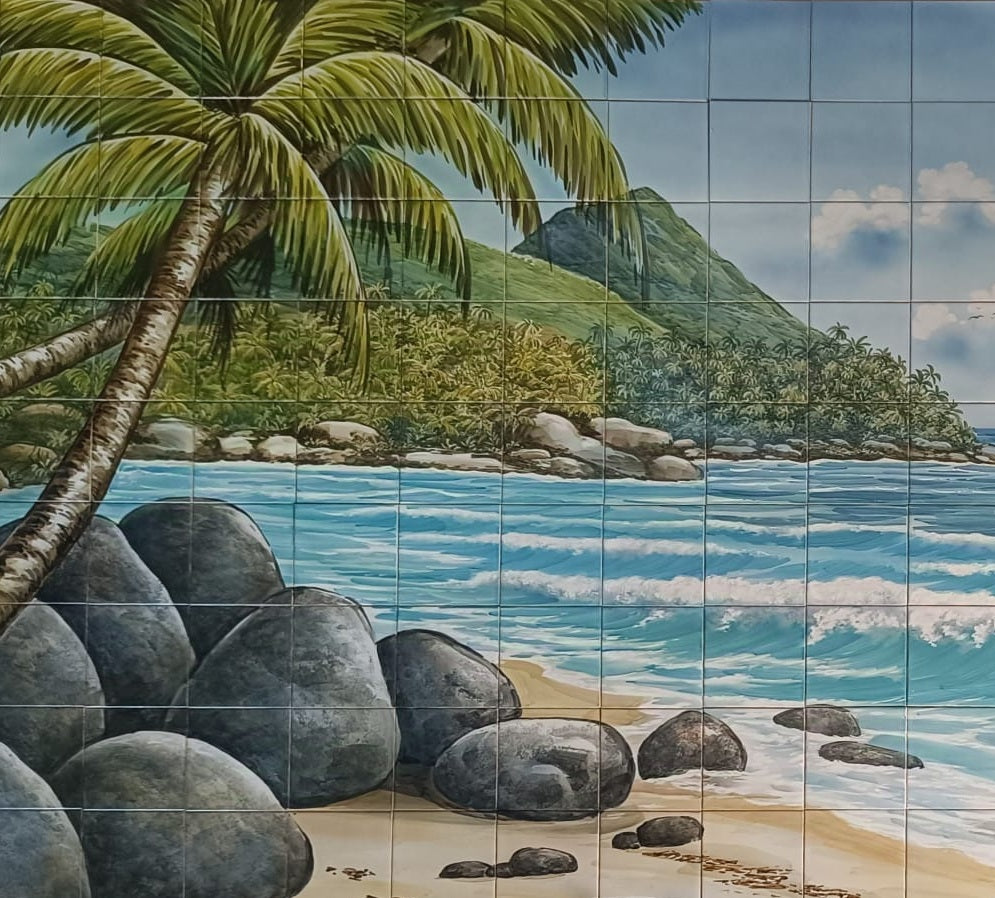 Island Tile Mural