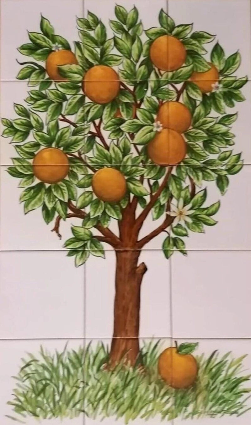 Orange Tree Tile Mural